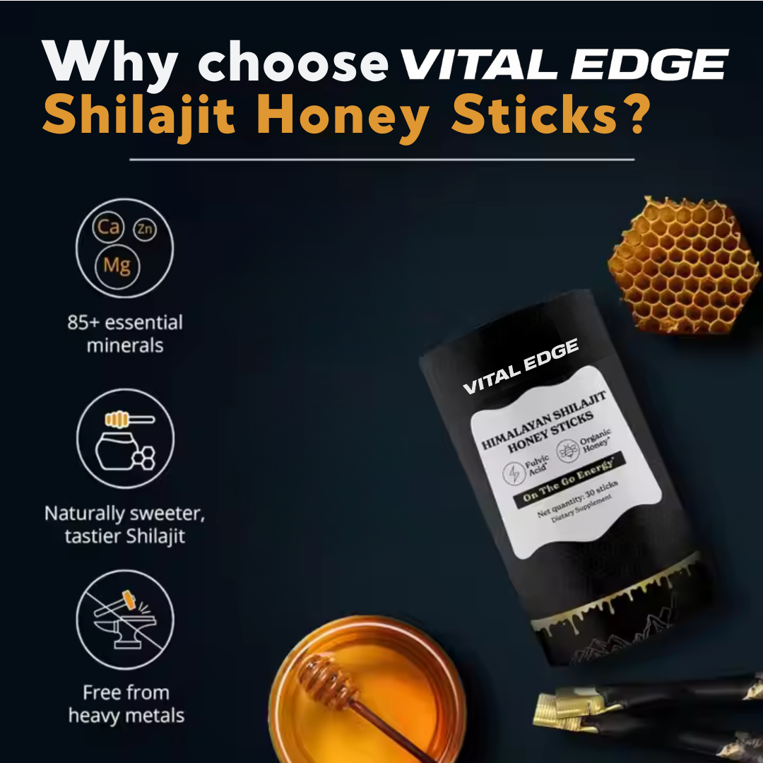 Vital Edge™  Shilajit Honey Sticks