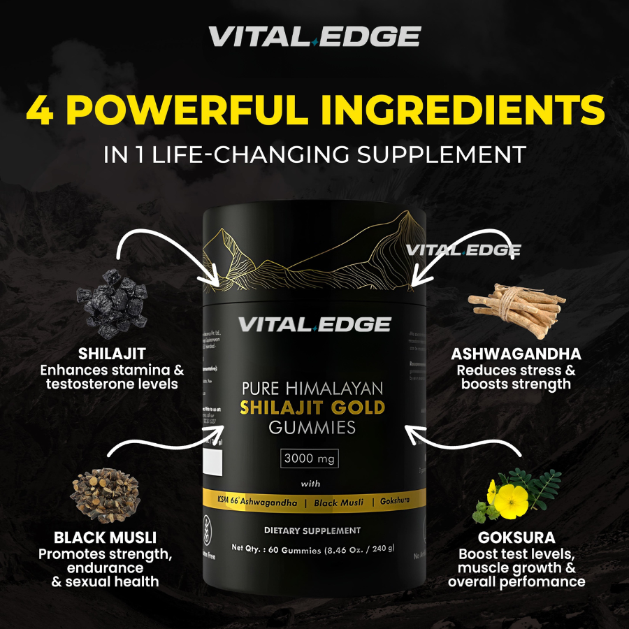Vital Edge™ Pure Shilajit Gummies