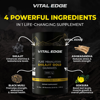 Vital Edge™ Pure Shilajit Gummies